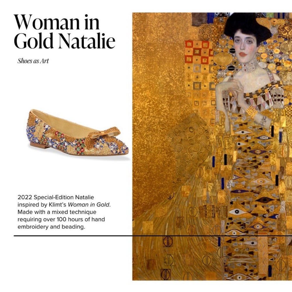 ****SOLD*** Sarah Flint The Woman in Gold Limited Edition Natalie Flats - Picture 16 of 16